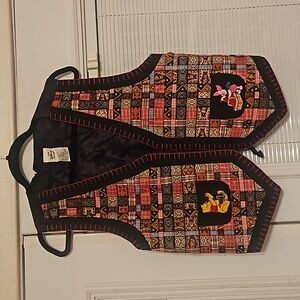 Vintage Pooh ribbon quilted vest